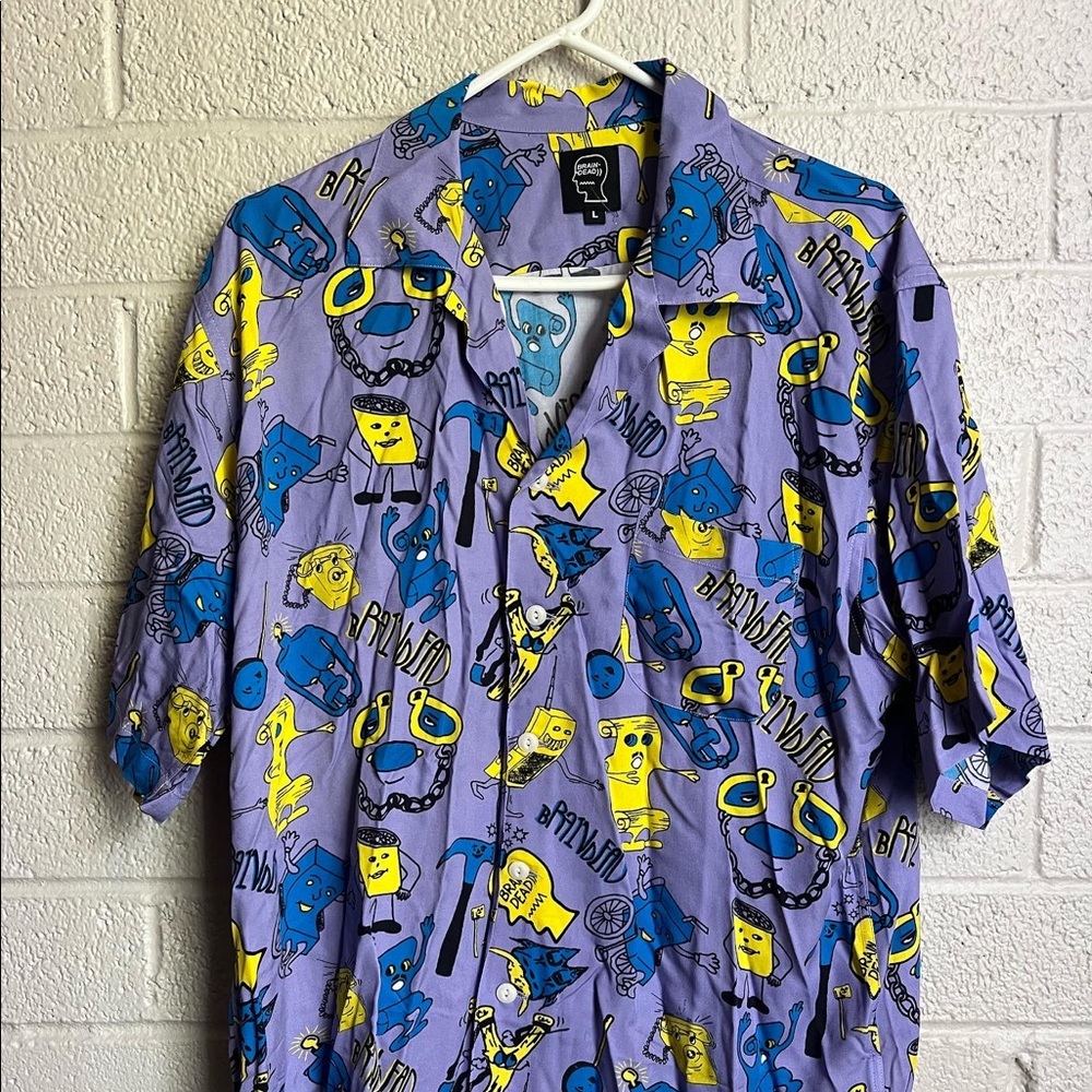 BrainDead caricatures Hawaiian Shirt